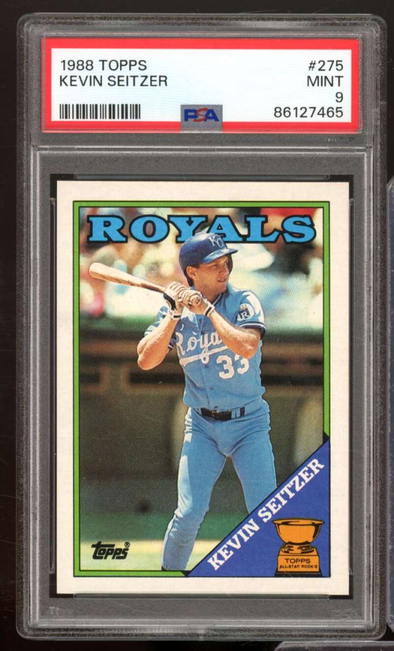 Kevin Seitzer Card 1988 Topps #275 PSA 9 Image 1