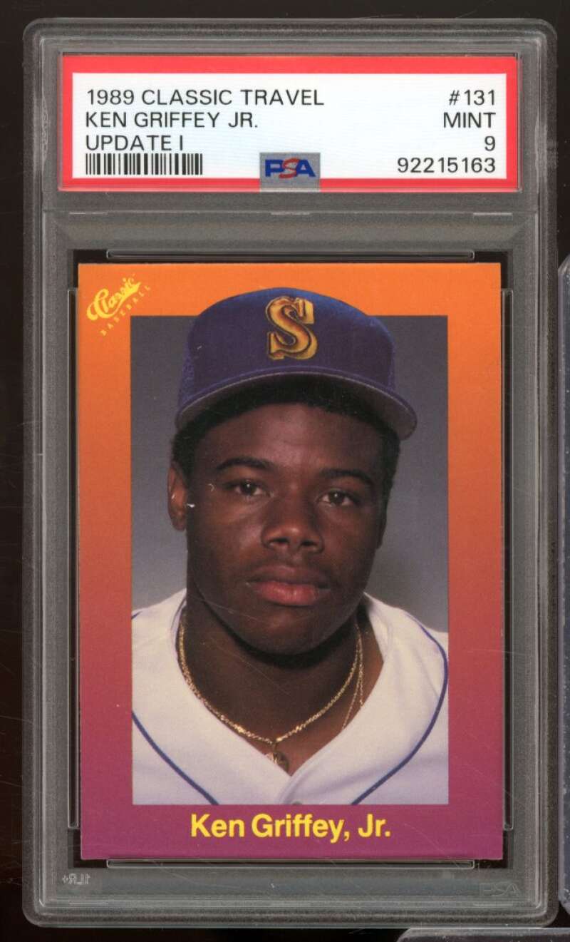 Ken Griffey Jr. Rookie Card 1989 Classic Travel Update #131 PSA 9 Image 1