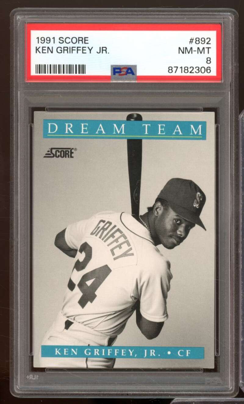 Ken Griffey Jr. Card 1991 Score #892 PSA 8 Image 1