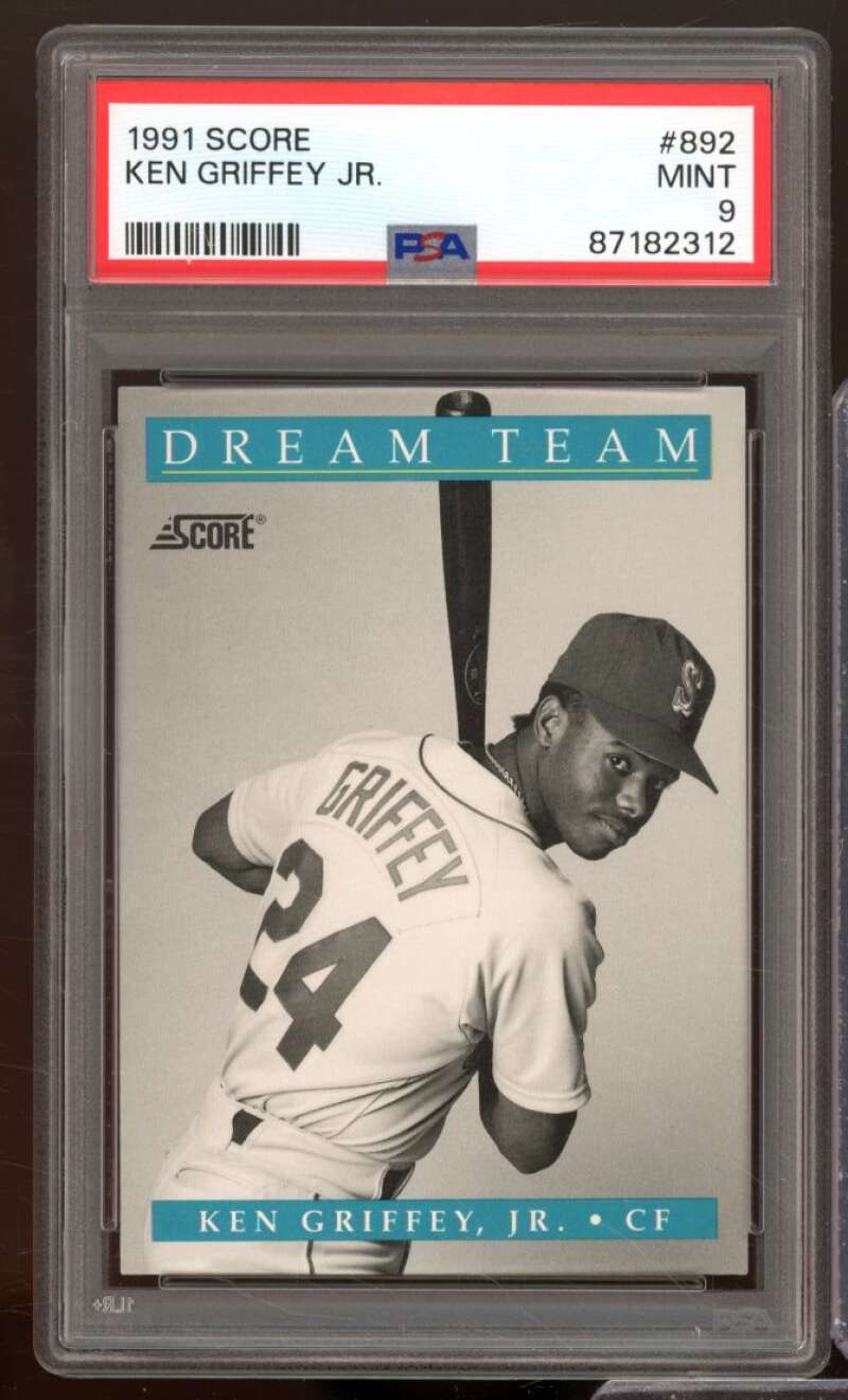 Ken Griffey Jr. Card 1991 Score #892 PSA 9 Image 1