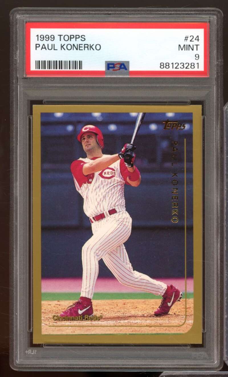 Paul Konerko Card 1999 Topps #24 PSA 9 Image 1