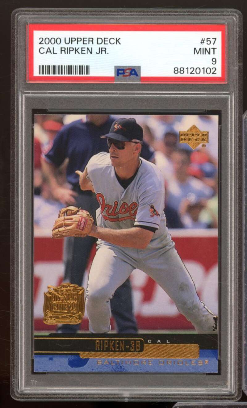 Cal Ripken Jr. Card 2000 Upper Deck #57 PSA 9 Image 1