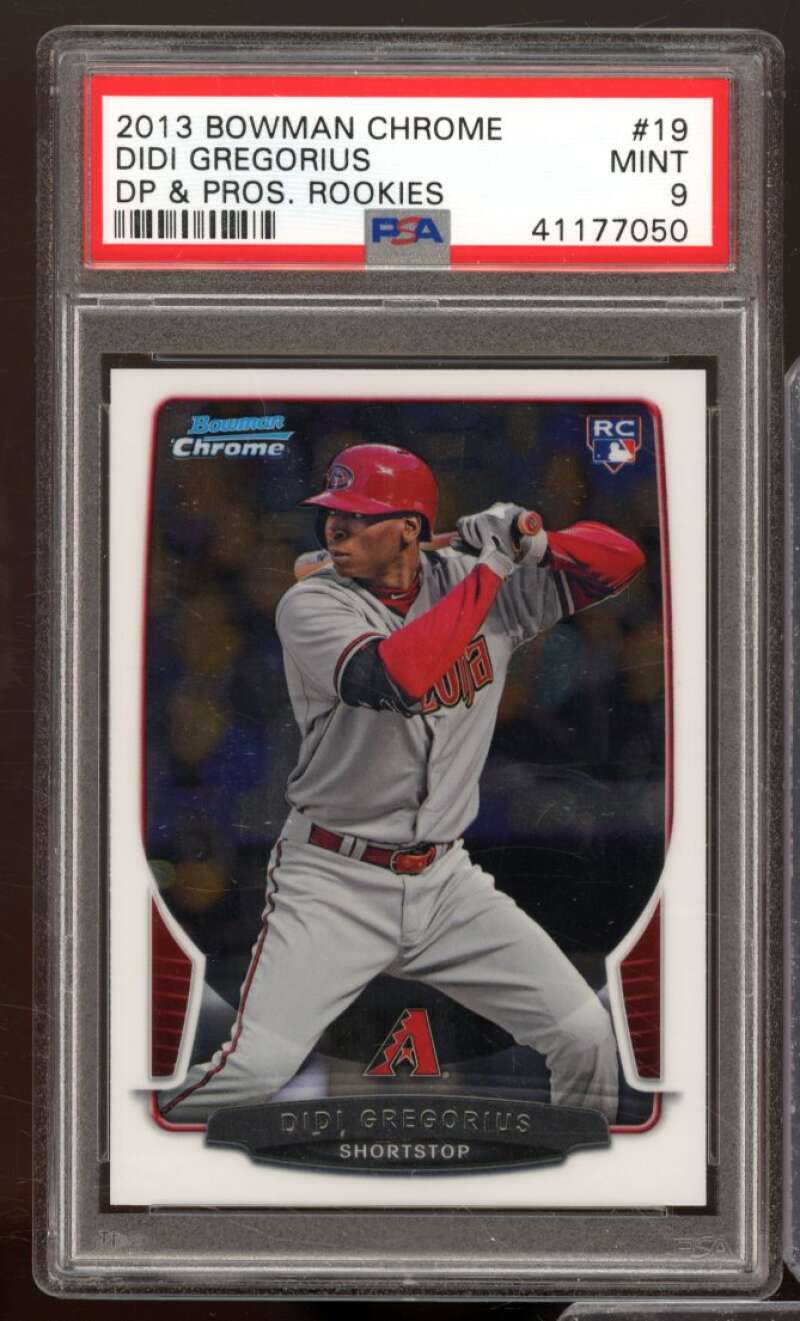 Didi Gregorius Rookie Card 2013 Bowman Chrome #19 PSA 9 Image 1