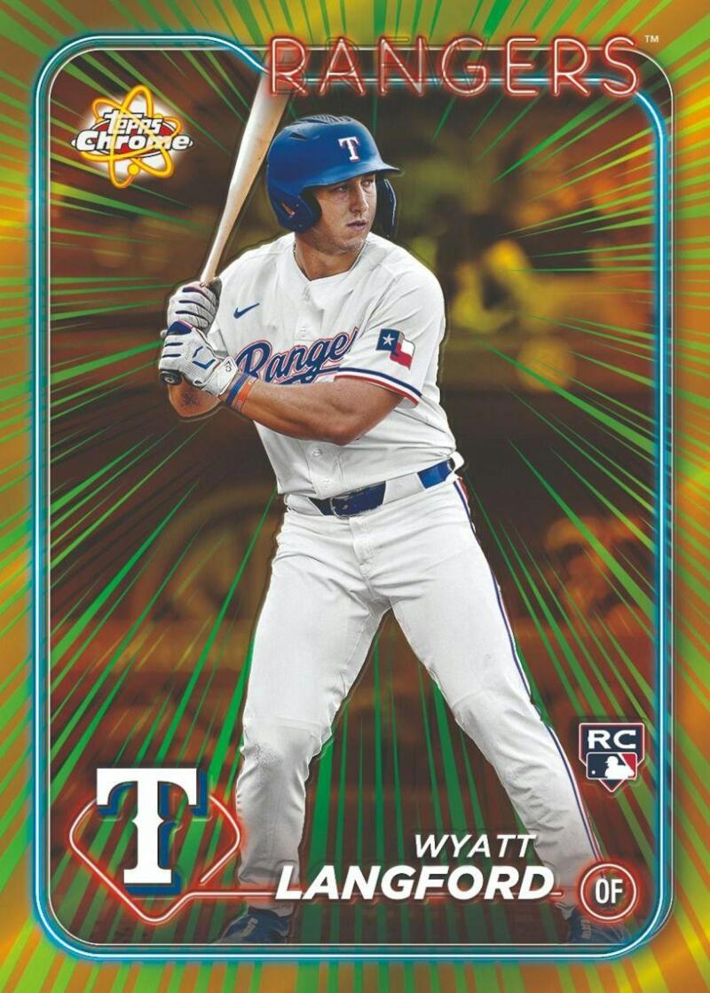 2024 Topps Chrome Baseball 7-Pack Blaster Box Image 2