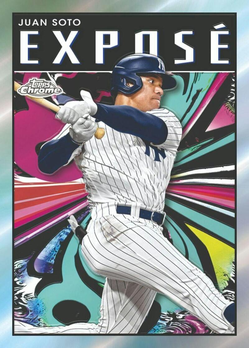 2024 Topps Chrome Baseball 7-Pack Blaster Box Image 3