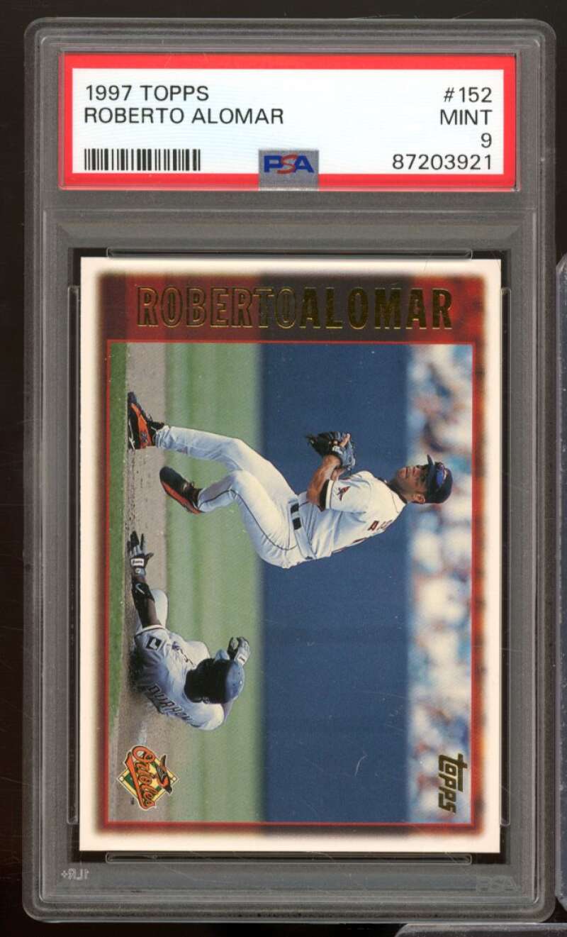 Roberto Alomar Card 1997 Topps #152 PSA 9 Image 1