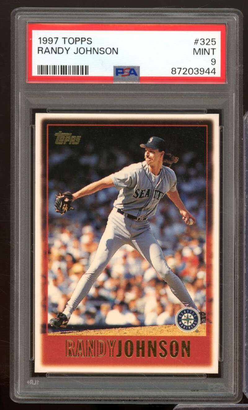 Randy Johnson Card 1997 Topps #325 PSA 9 Image 1