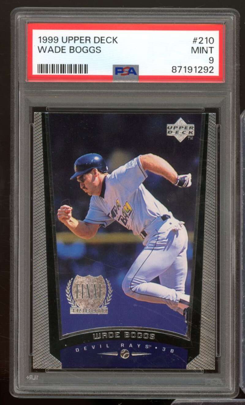 Wade Boggs Card 1999 Upper Deck #210 PSA 9 Image 1