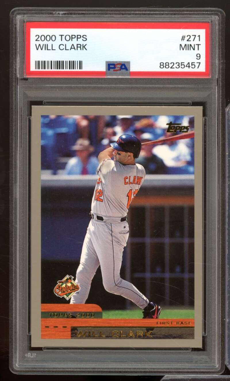 Will Clark Card 2000 Topps #271 PSA 9 Image 1