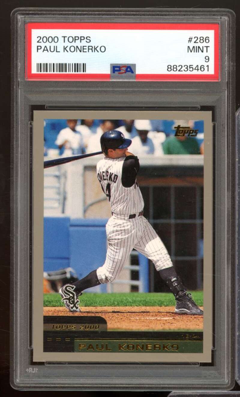 Paul Konerko Card 2000 Topps #286 PSA 9 Image 1