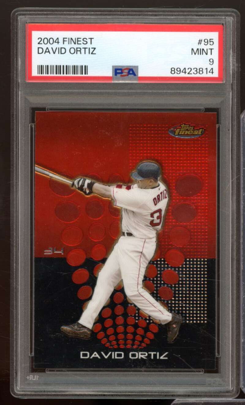 David Ortiz Card 2004 Finest #95 PSA 9 Image 1