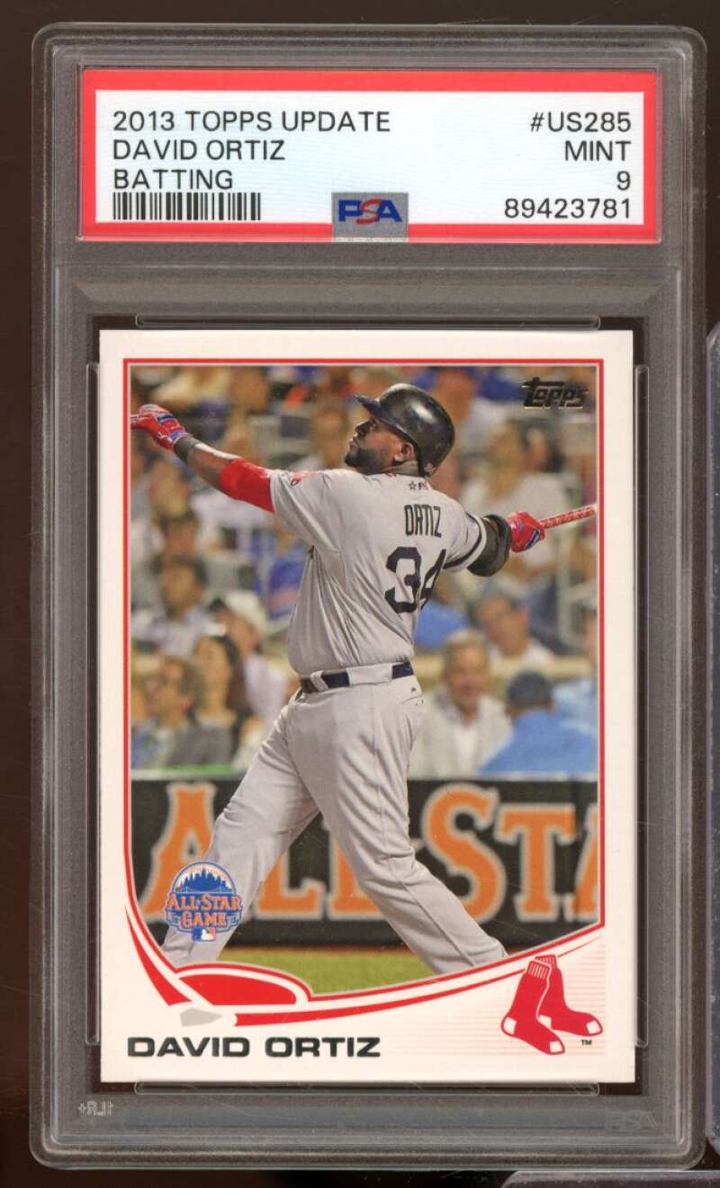 David Ortiz Card 2013 Topps Update #US285 PSA 9 Image 1