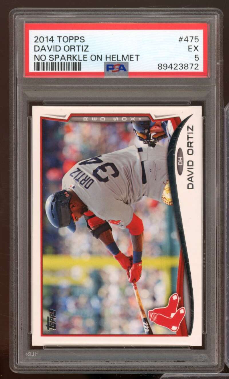 David Ortiz Card 2014 Topps #475 PSA 5 Image 1