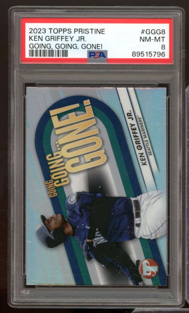 Ken Griffey Jr. Card 2023 Topps Pristine Going Going Gone #GGG8 PSA 8 Image 1