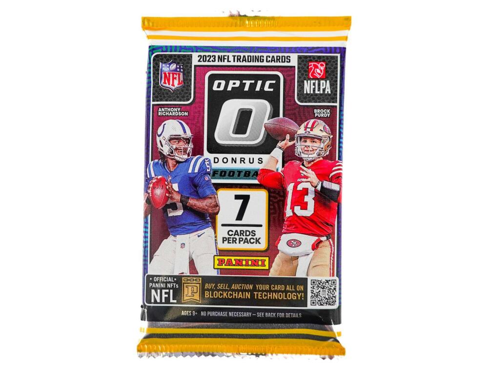 2023 Panini Donruss Optic Football Mega Box (Blue Hyper Parallels) Image 3