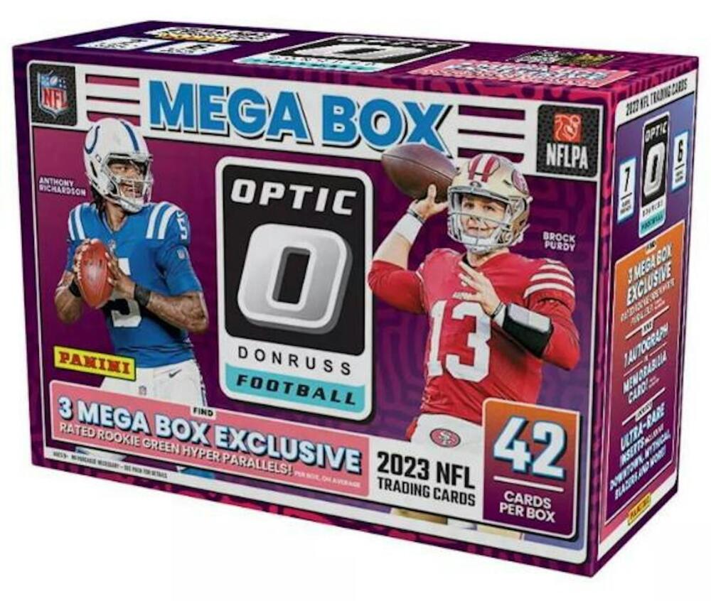 2023 Panini Donruss Optic Football Mega Box (Green Hyper Parallels) Image 1