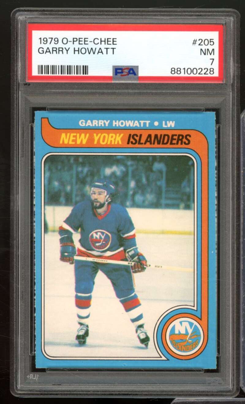 Garry Howatt Card 1979-80 O-Pee-Chee #205 PSA 7 Image 1