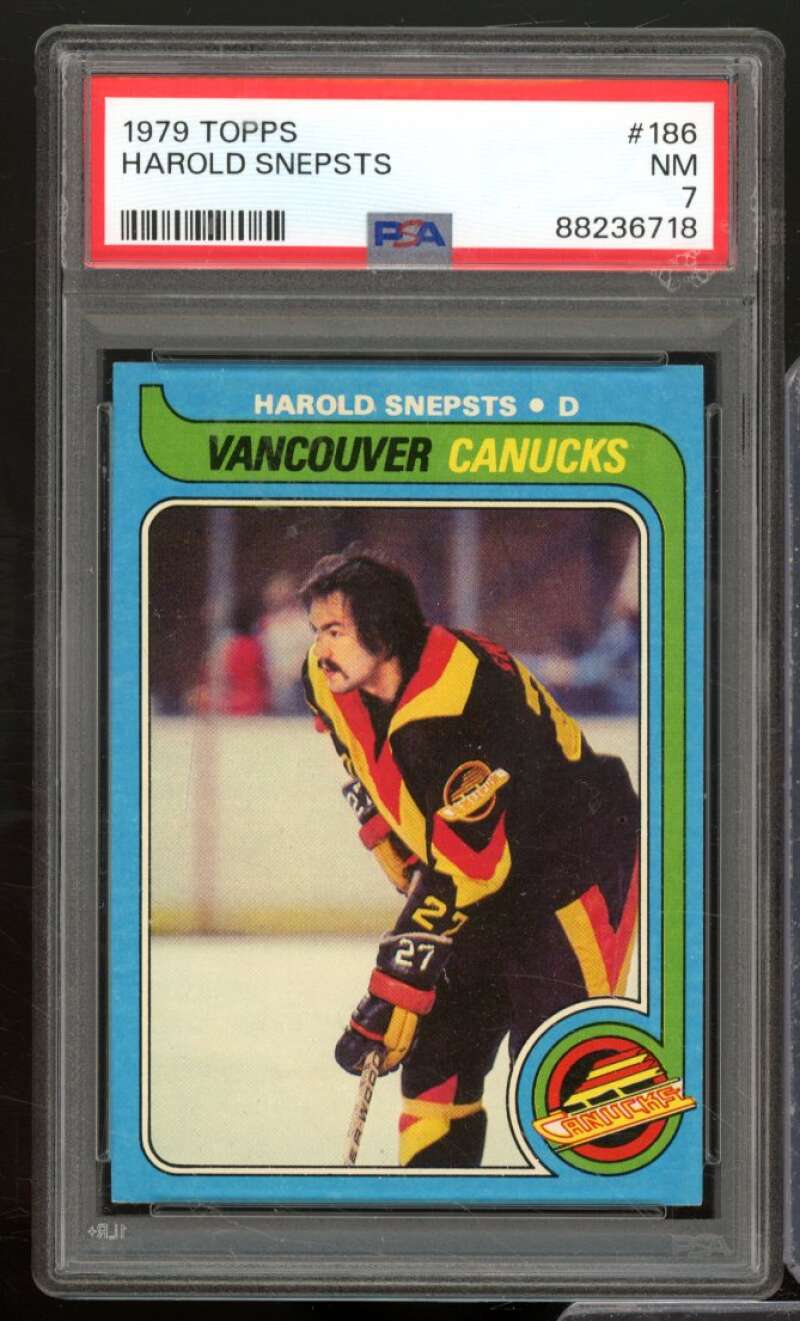 Harold Snepsts Card 1979-80 Topps #186 PSA 7 Image 1