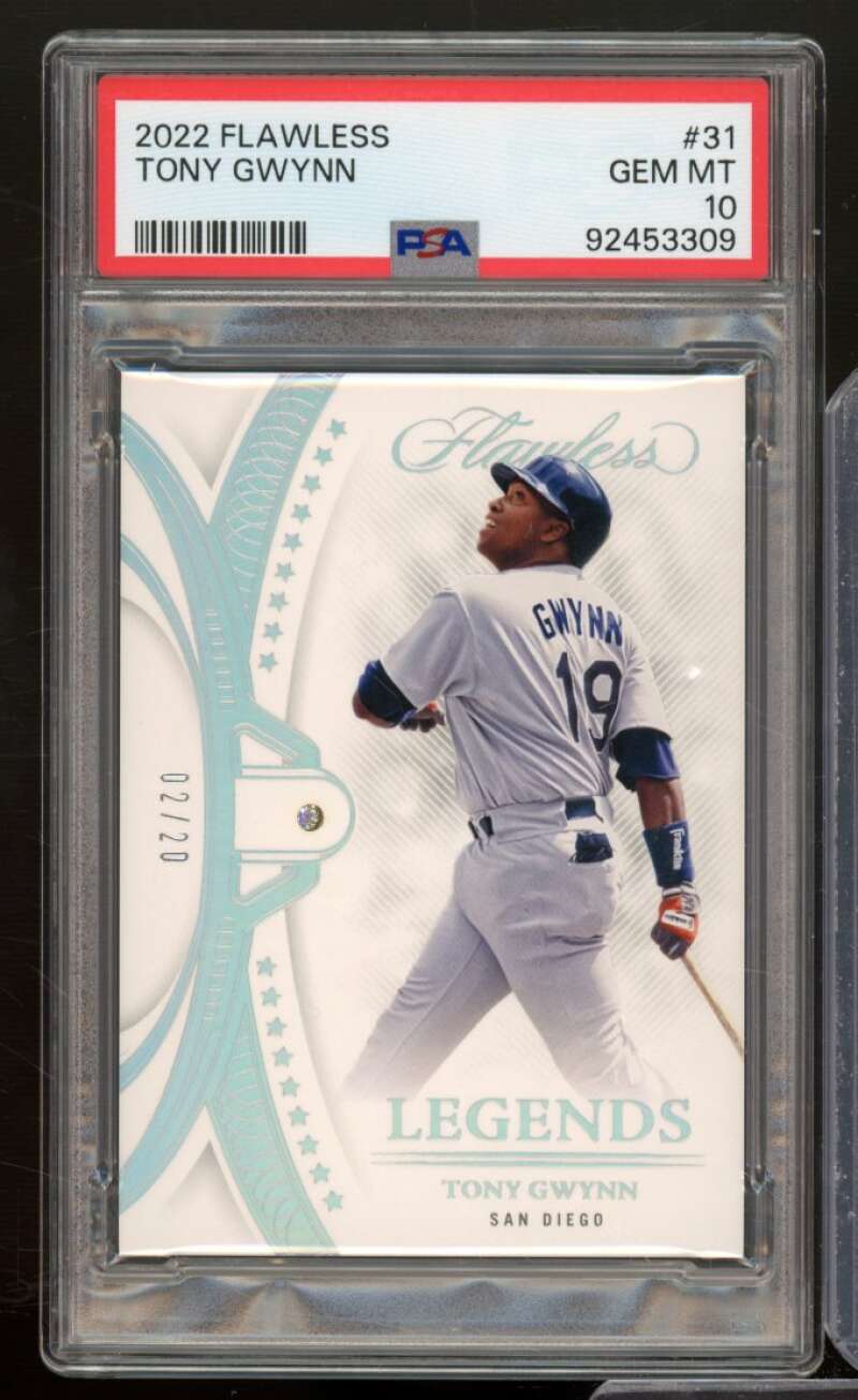 Tony Gwynn Card 2022 Flawless #31 (pop 1) PSA 10 Image 1