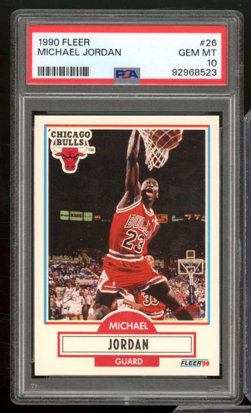 Michael Jordan Card 1990-91 Fleer #26 PSA 10 Image 1