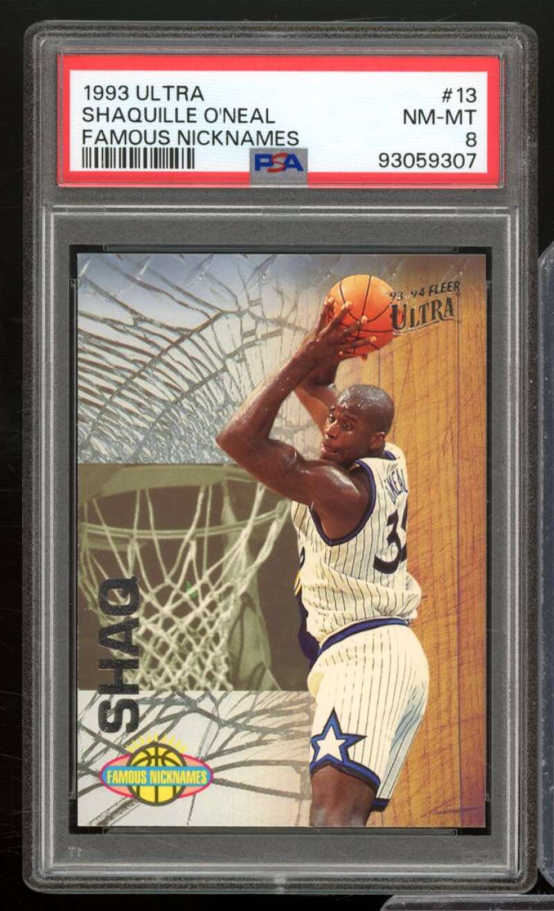 Shaquille O'Neal Card 1993-94 Ultra #13 PSA 8 Image 1