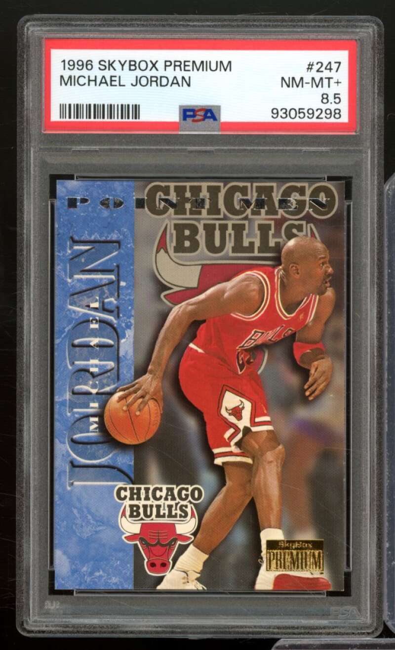 Michael Jordan Card 1996-97 SkyBox Premium #247 PSA 8.5 Image 1