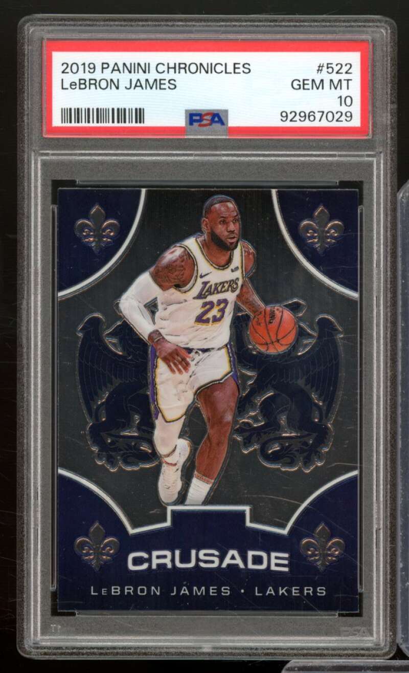 LeBron James Card 2019-20 Panini Chronicles #522 PSA 10 Image 1