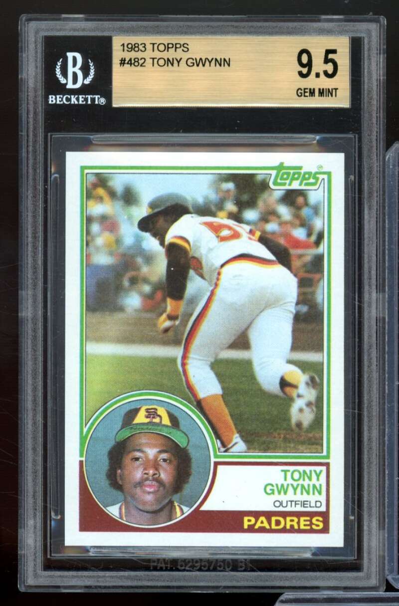 Tony Gwynn Rookie Card 1983 Topps #482 BGS 9.5 Image 1