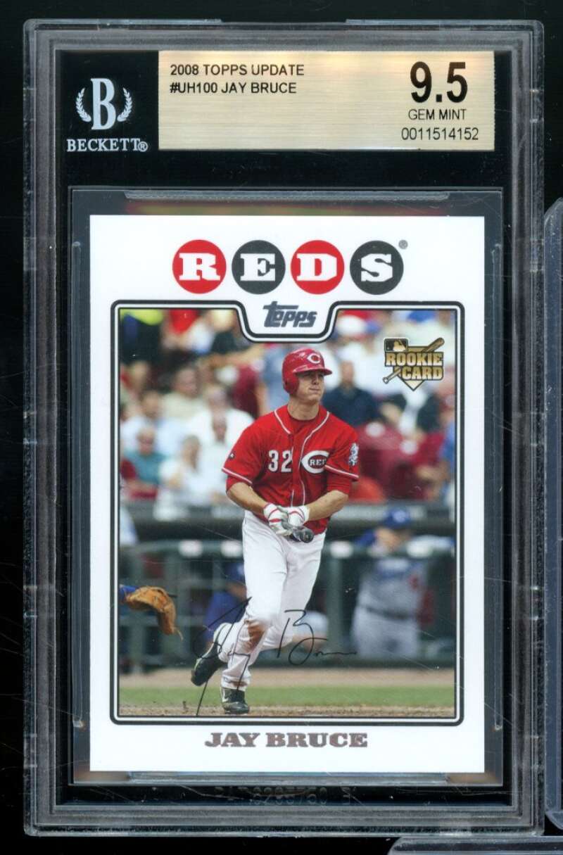 Jay Bruce Rookie Card 2008 Topps Update #UH100 BGS 9.5 Image 1