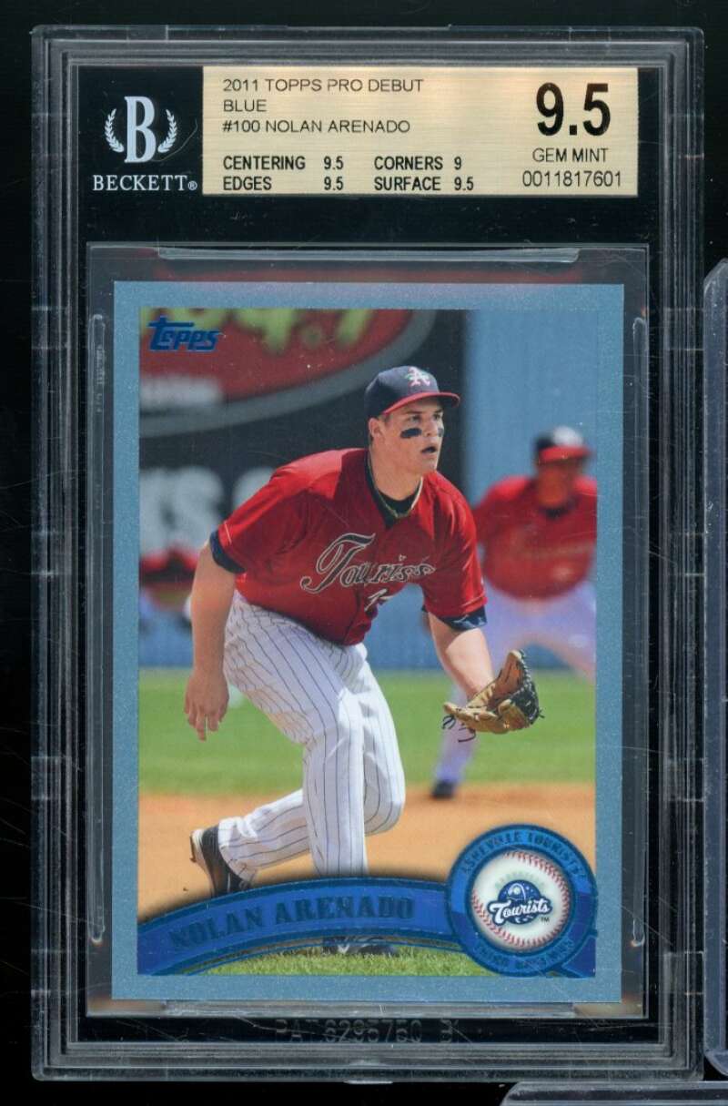 Nolan Arenado Card 2011 Topps Pro Debut Blue #100 BGS 9.5 Image 1