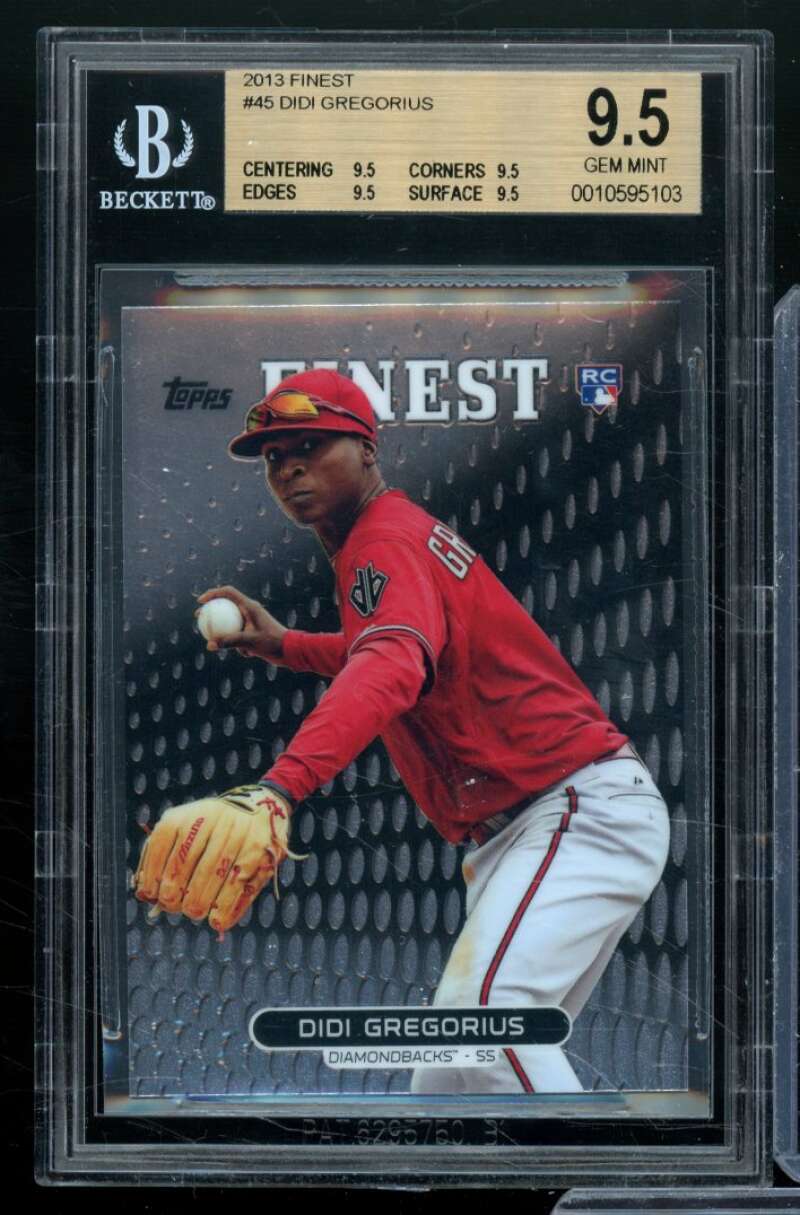 Didi Gregorius Rookie Card 2013 Finest #45 BGS 9.5 Image 1