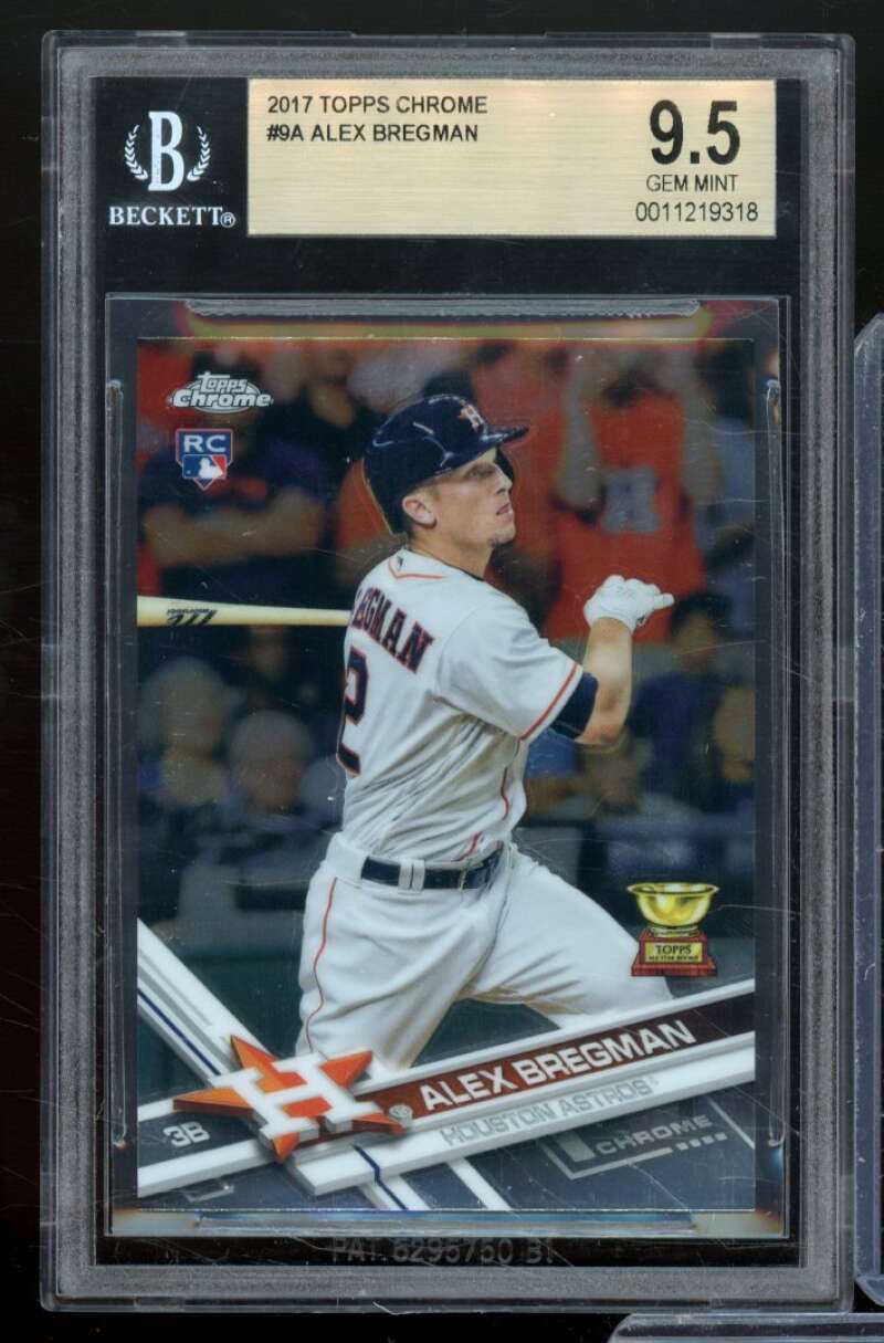 Alex Bregman Rookie Card 2017 Topps Chrome #9A BGS 9.5 Image 1