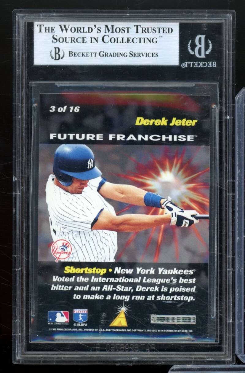 Derek Jeter Card 1996 Score Future Franchise #3 BGS 9 Image 2