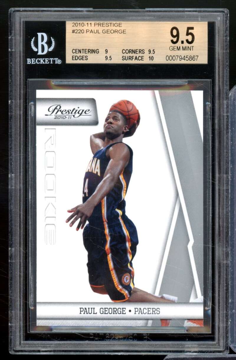 Paul George Rookie Card 2010-11 Prestige #220 BGS 9.5 Image 1