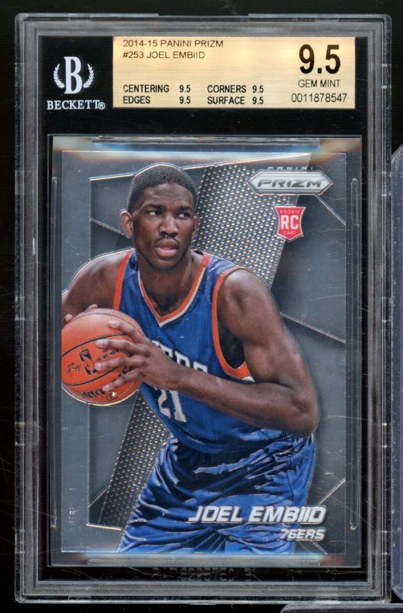 Joel Embiid Rookie Card 2014-15 Panini Prizm #253 BGS 9.5 Image 1