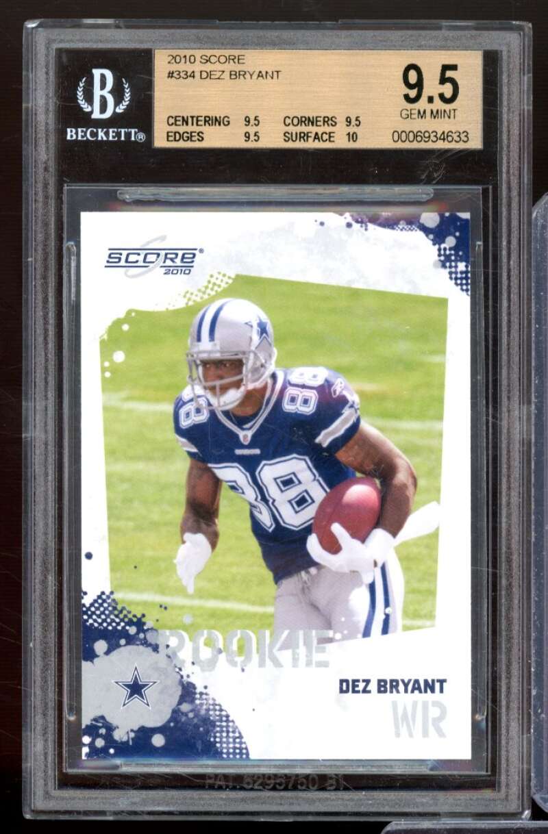 Dez Bryant Rookie Card 2010 Score #334 BGS 9.5 Image 1