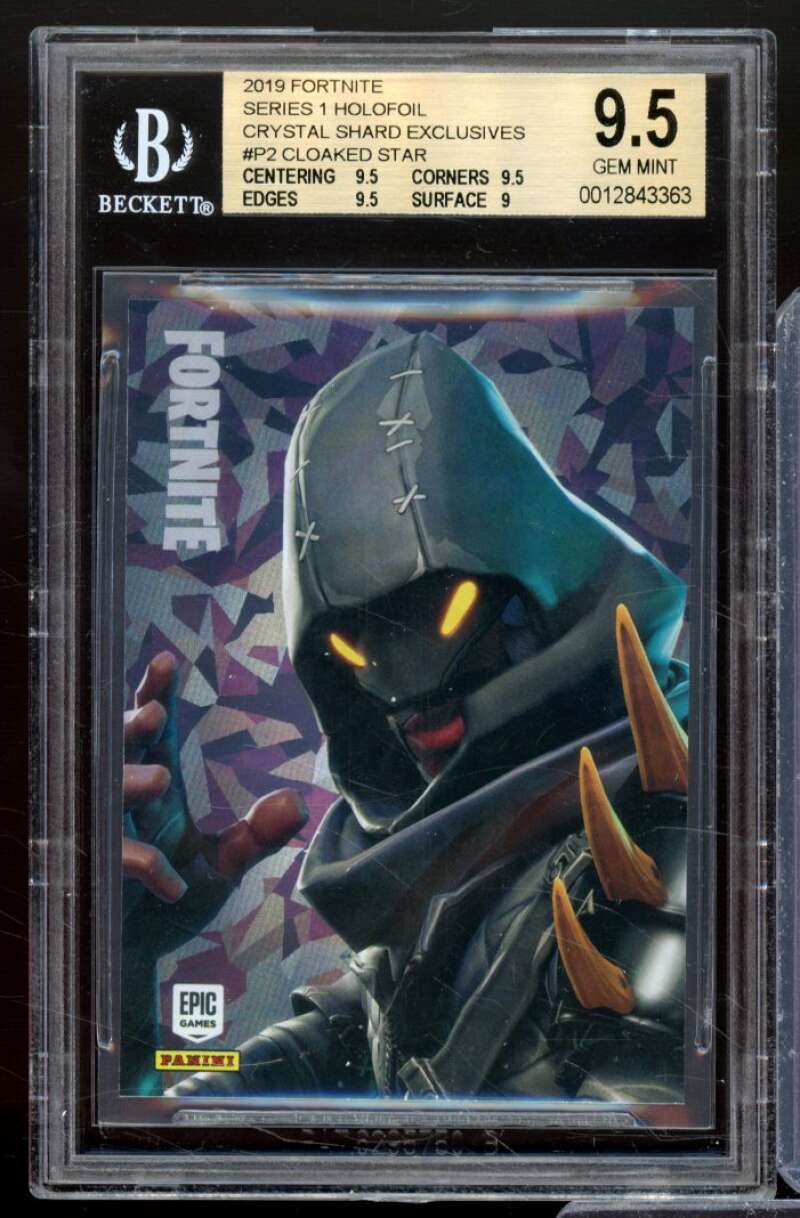 Cloaked Star Card 2019 Fortnite Series 1 USA Holofoil Crystal Shard #P2 BGS 9.5 Image 1