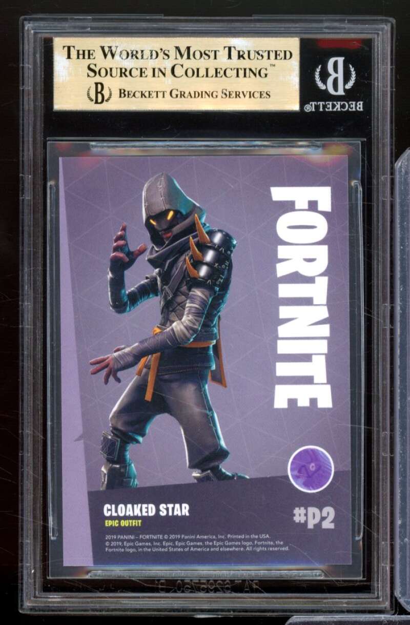 Cloaked Star Card 2019 Fortnite Series 1 USA Holofoil Crystal Shard #P2 BGS 9.5 Image 2