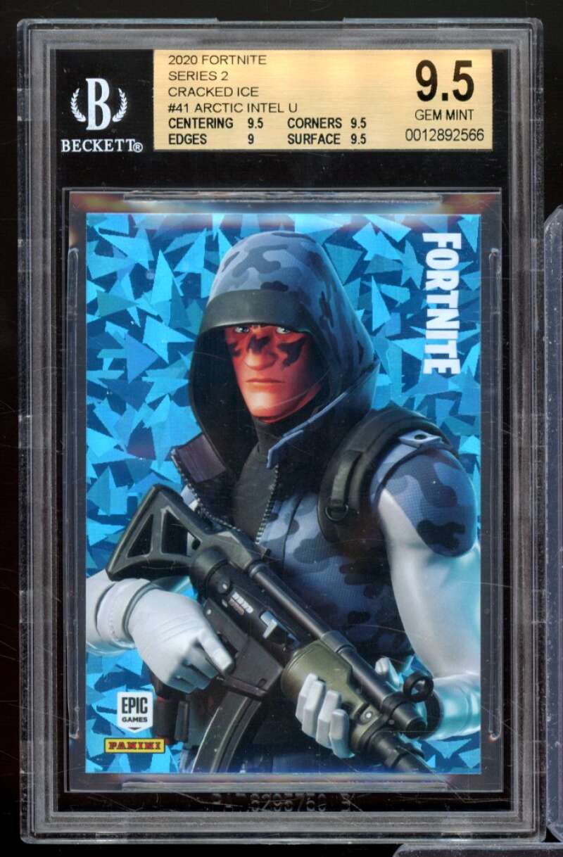 Arctic Intel Card 2020 Fortnite Series 2 USA Cracked Ice #41 BGS 9.5 Image 1