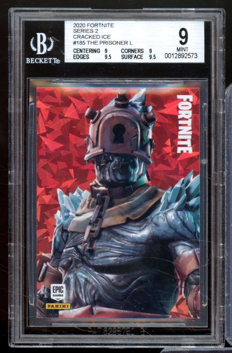 The Prisoner Card 2020 Fortnite Series 2 USA Cracked Ice #185 BGS 9 Image 1