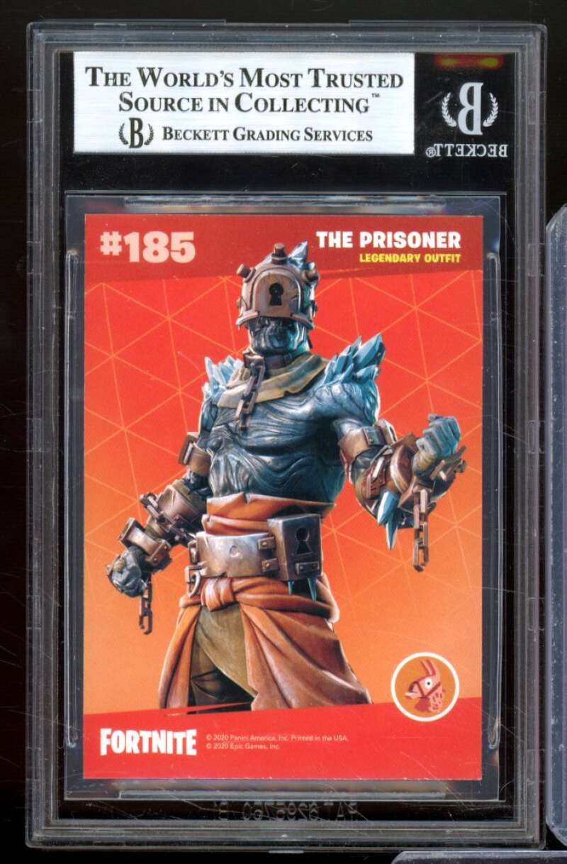 The Prisoner Card 2020 Fortnite Series 2 USA Cracked Ice #185 BGS 9 Image 2