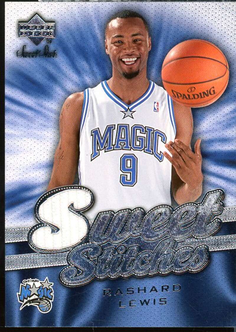 Rashard Lewis Card 2007-08 Sweet Shot Sweet Stitches #RL  Image 1