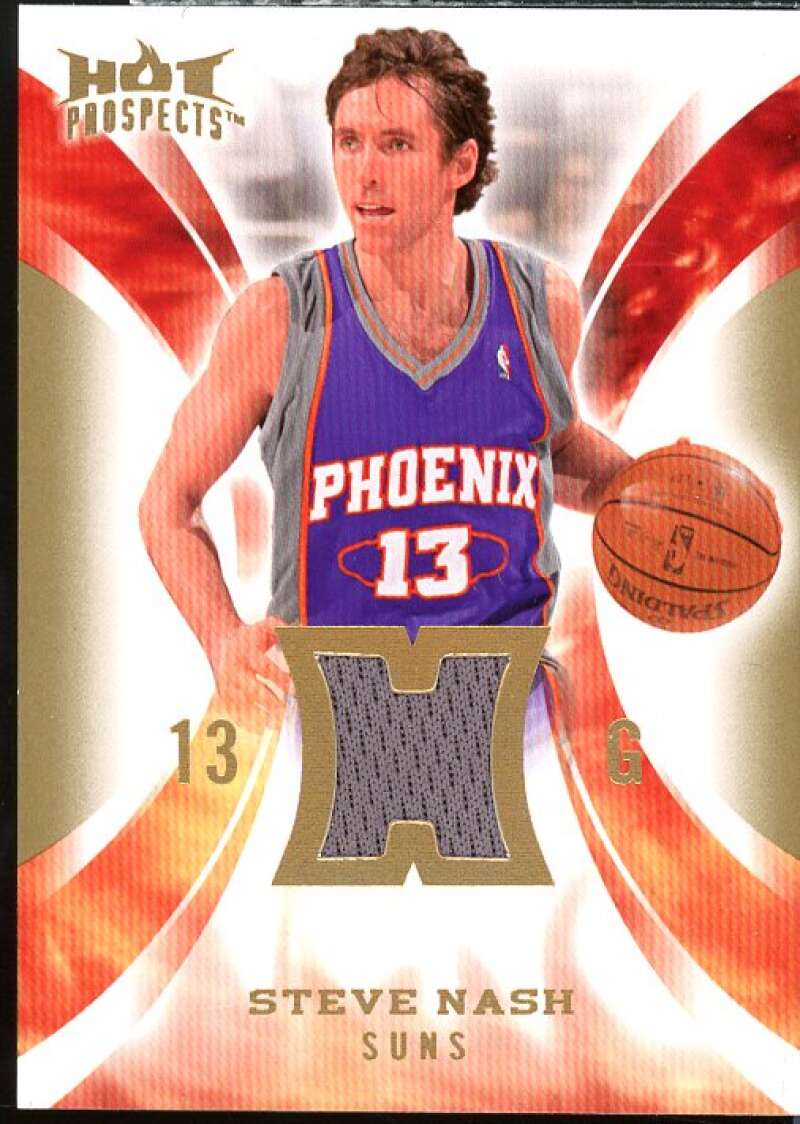 Steve Nash Card 2008-09 Hot Prospects Hot Materials #HMSN  Image 1