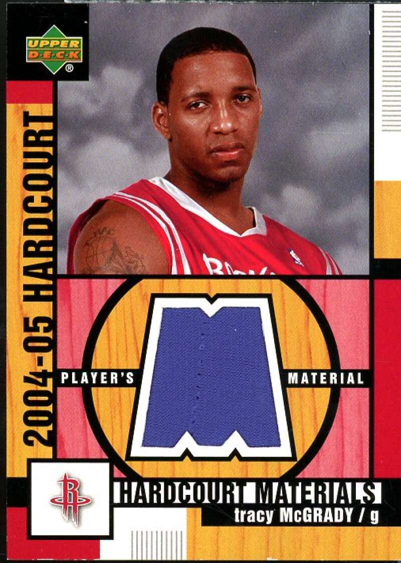 Tracy McGrady Card 2004-05 Upper Deck Hardcourt Materials #TM  Image 1