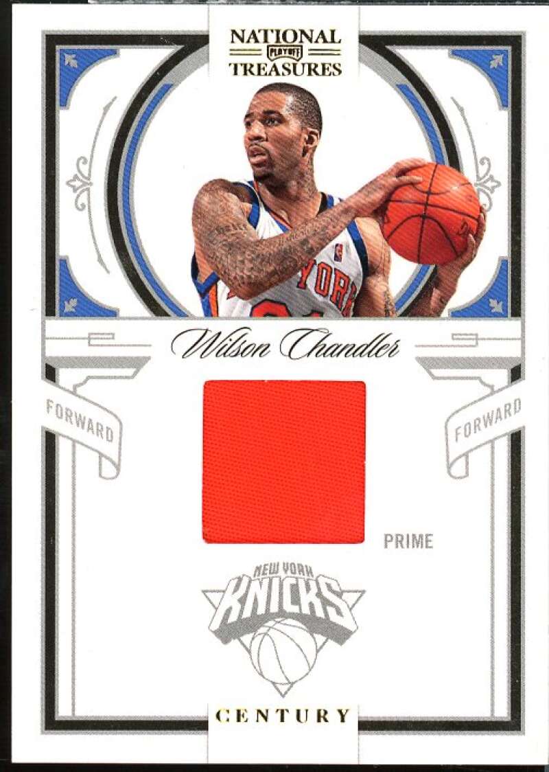 Wilson Chandler 2009-10 Playoff National Treasures Century Materials Prime #100  Image 1