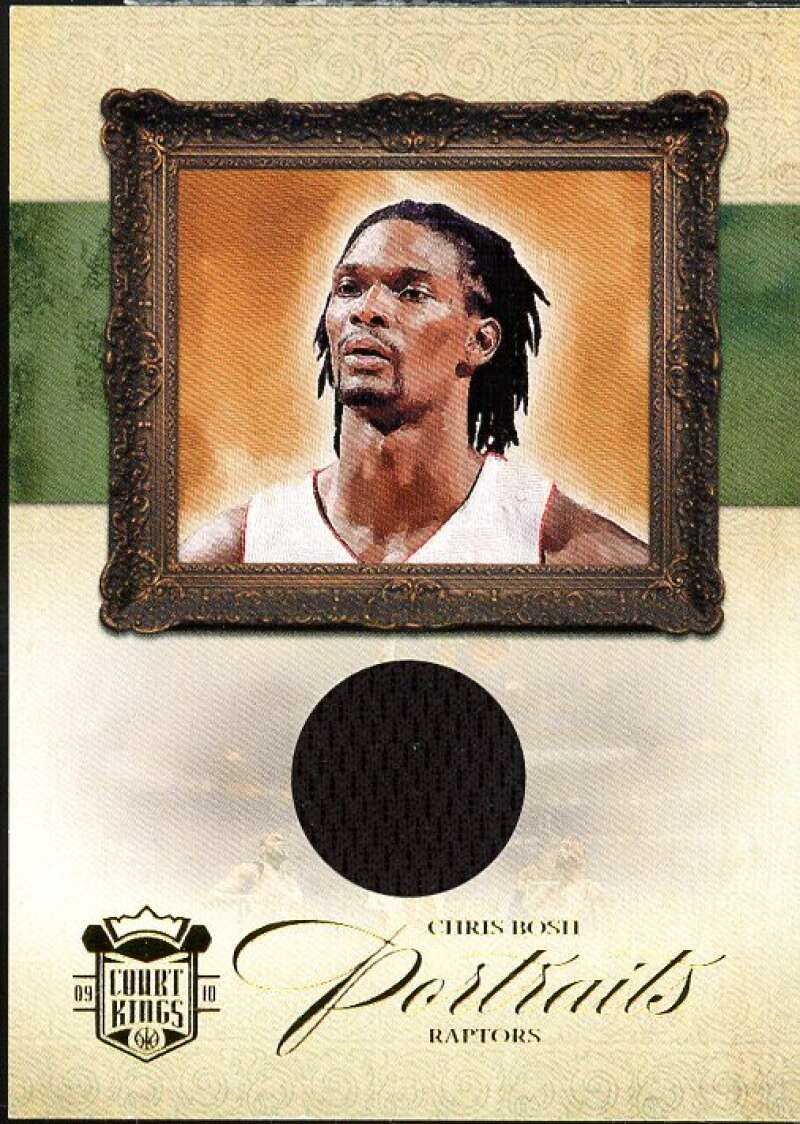 Chris Bosh Card 2009-10 Court Kings Portraits Materials #12  Image 1