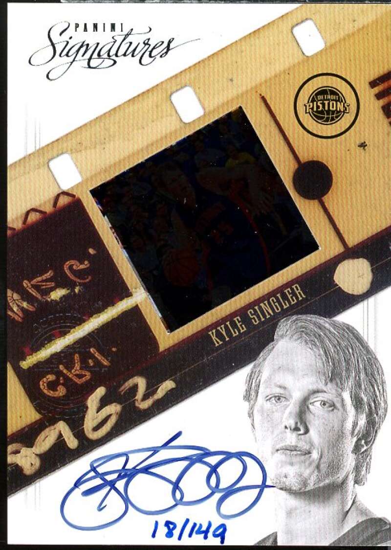 Kyle Singler Card 2012-13 Panini Signatures Film Autographs #186  Image 1