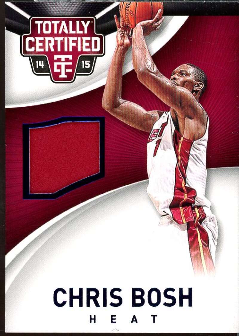 Chris Bosh Card 2014-15 Totally Certified Jerseys Blue #17  Image 1