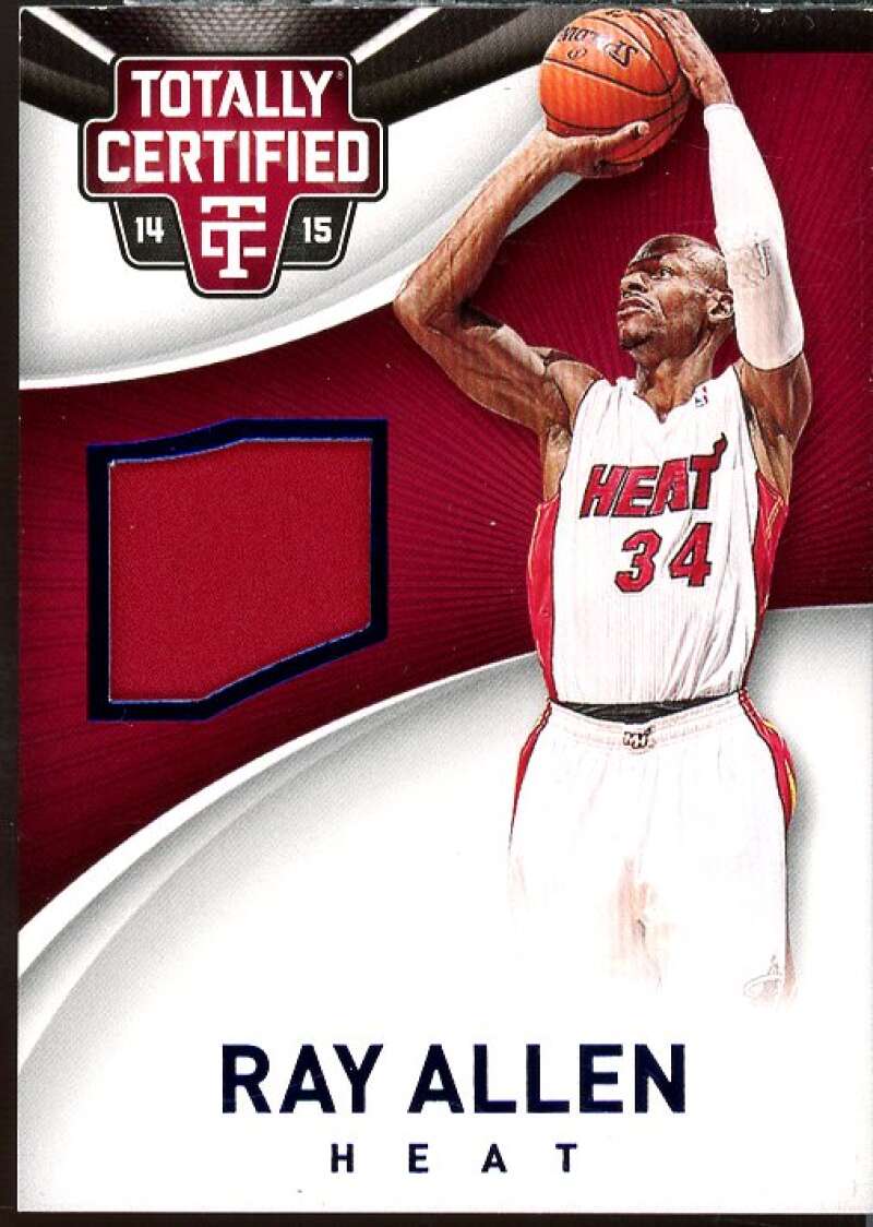 Ray Allen Card 2014-15 Totally Certified Jerseys Blue #63  Image 1