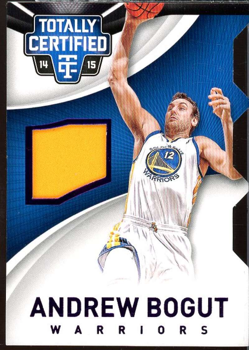 Andrew Bogut Card 2014-15 Totally Certified Jerseys Purple Die Cuts #8  Image 1